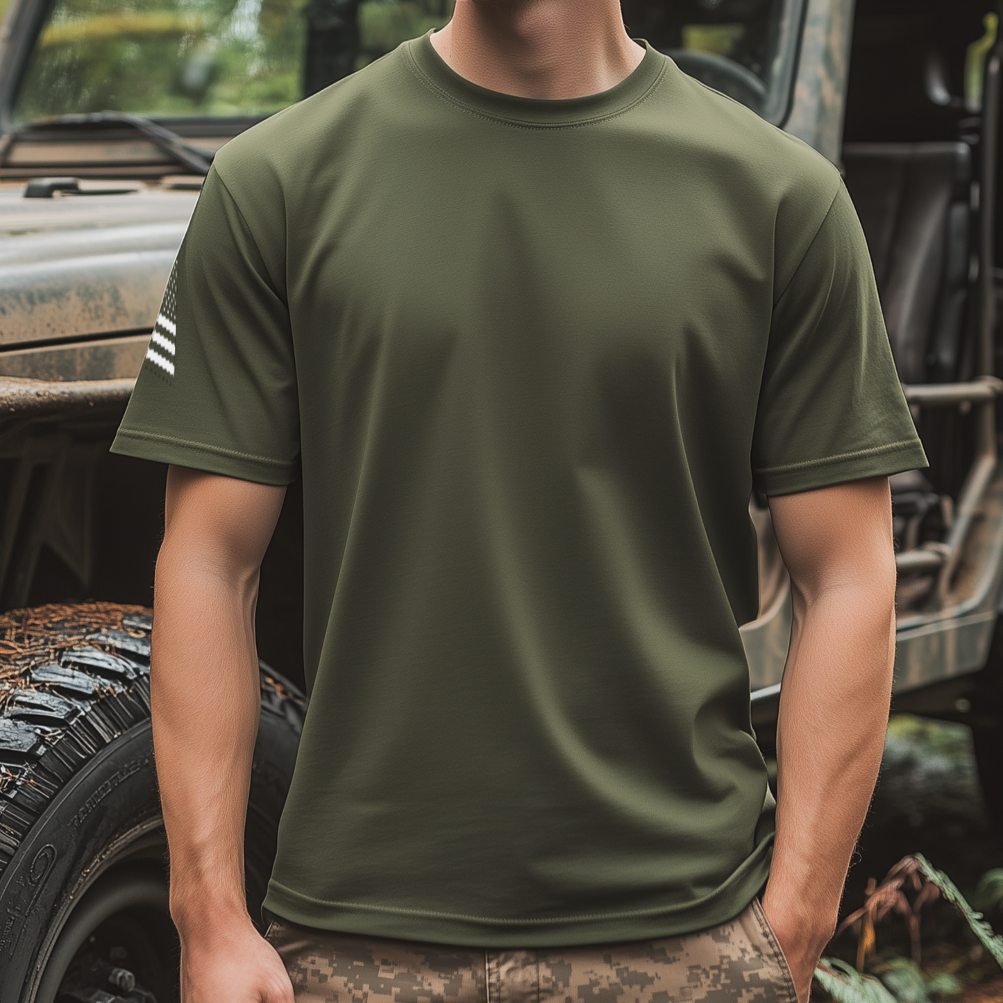 Mythic Outdoors Collection Born to Fish -T-Shirt Mens