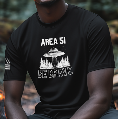 Mythic America Series Area 51 UFO -T-Shirt Mens