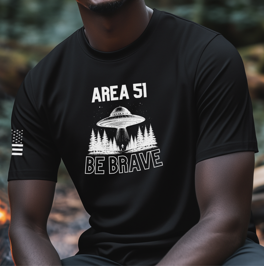 Mythic America Series Area 51 UFO -T-Shirt Mens